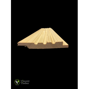 19mm x 142mm European Larch Horizontal Half Lap Cladding KD